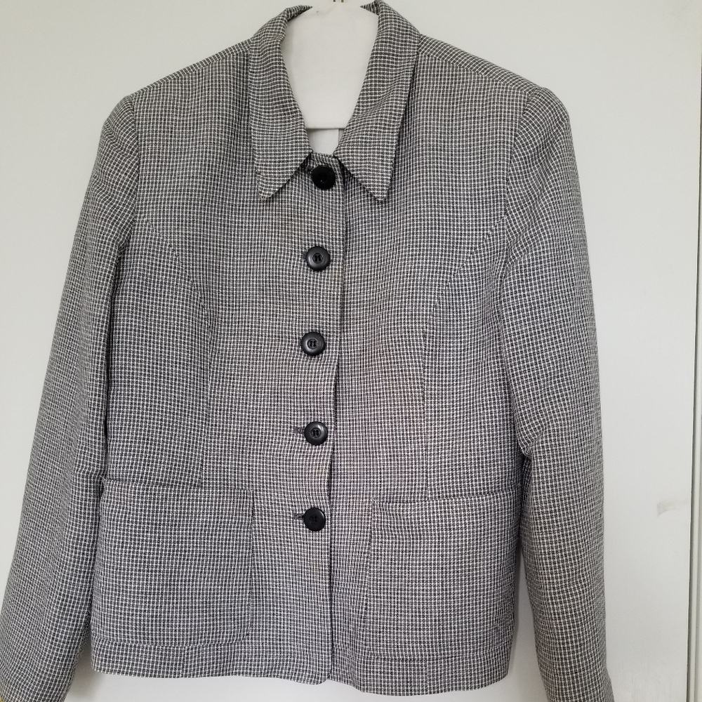 Black white jacket